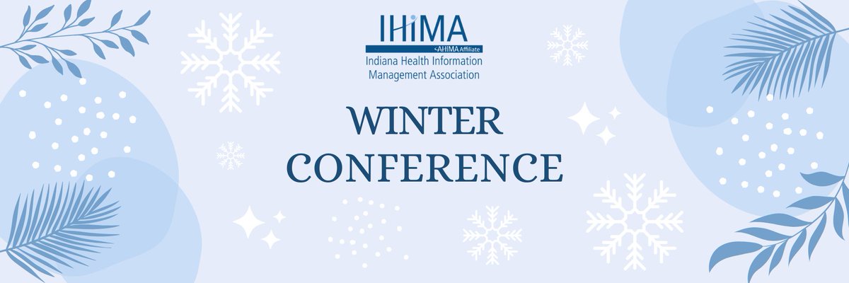 IHIMAHIM's tweet photo. ❄️✨ IHIMA 2025 Virtual Winter Conference ✨❄️ Dec 12 | 💻 Online
🎓 Earn up to 6 AHIMA CEUs 🎁 $50 gift card giveaways!
💲 Members: $75 full / $40 half; Non‑Members: $90 full / $50 half
🔗 Register: https://t.co/qXMZfRArHL #IHIMA2025WinterConference #HIMCareer #IHIMA https://t.co/AsH5xXovxk
