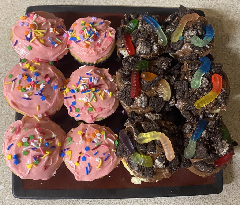 cupcake edition bc I had extra ingredients and didn’t want to waste them