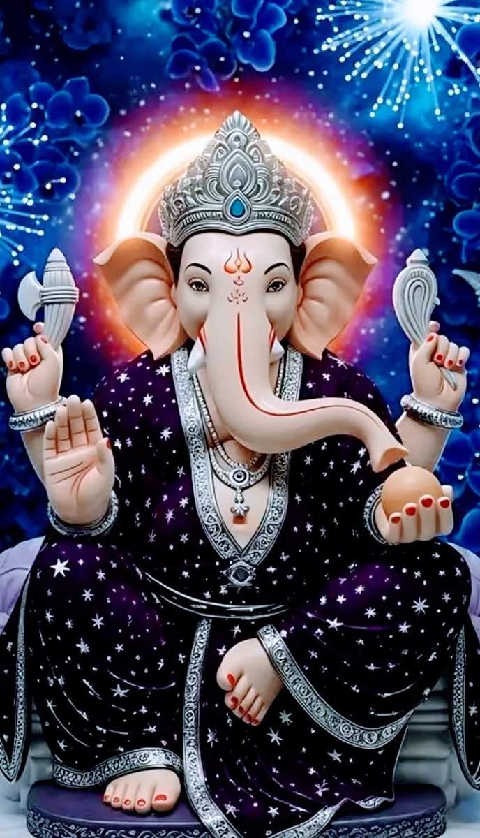 गणपति बाप्पा की महिमा है न्यारी,
हर दिल में उनकी मूरत प्यारी।  
विघ्नहर्ता बनकर आए हर बार,
सुख-समृद्धि से भर दें घर और द्वार।

श्री गणेश की कृपा सभी पर बनी रहे_🙏