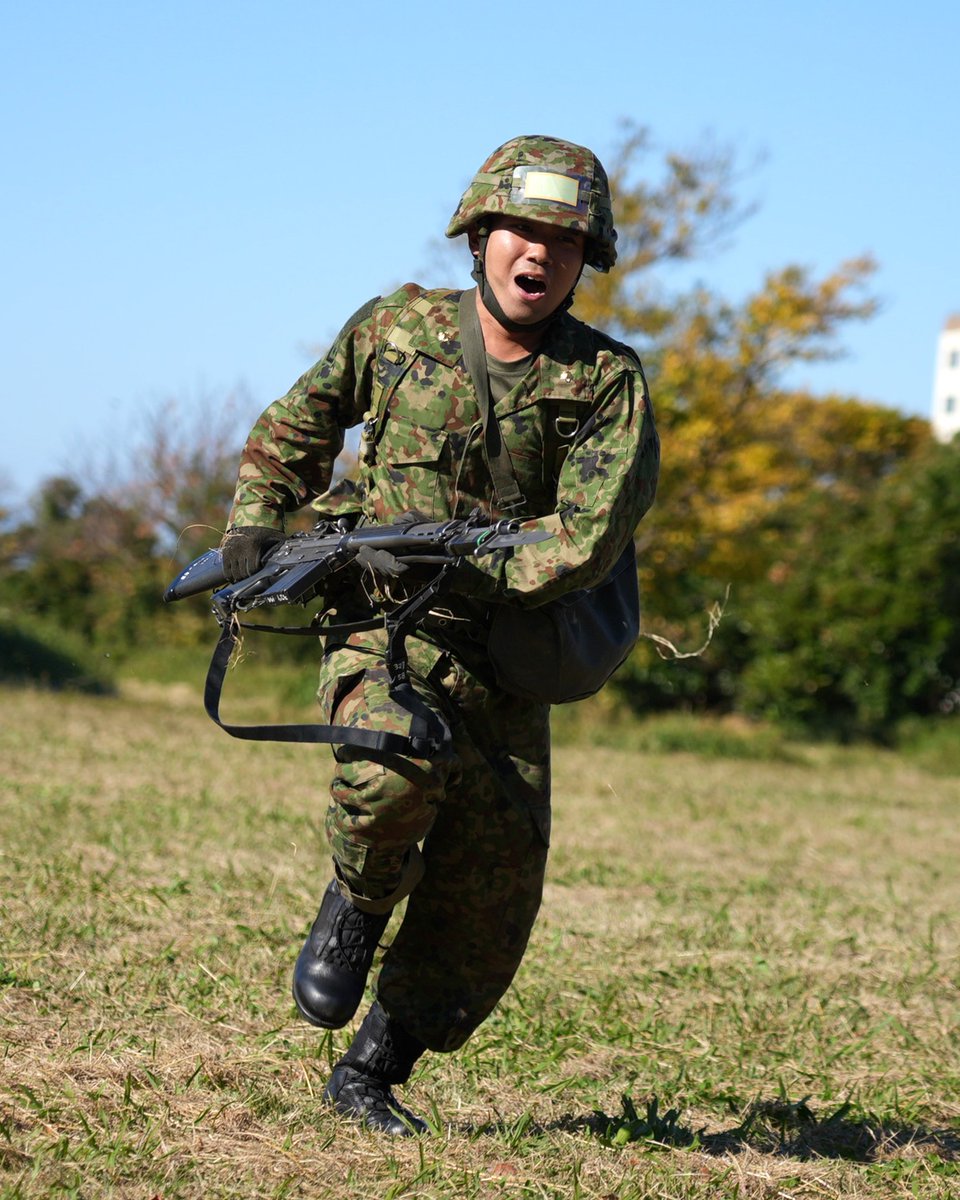 第117教育大隊では、新隊員及び技術陸曹の戦闘訓練が行われています