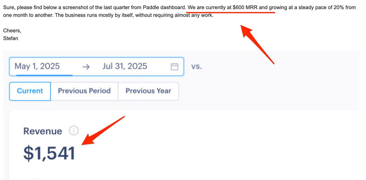 一个“枯燥乏味”的网站，出售财务规划电子表格。

独立创始人。

最初来自Reddit的关注。

通过一次性付款实现盈利。

每月收入600美元。

 https://t.co/I3jrMUdVS5