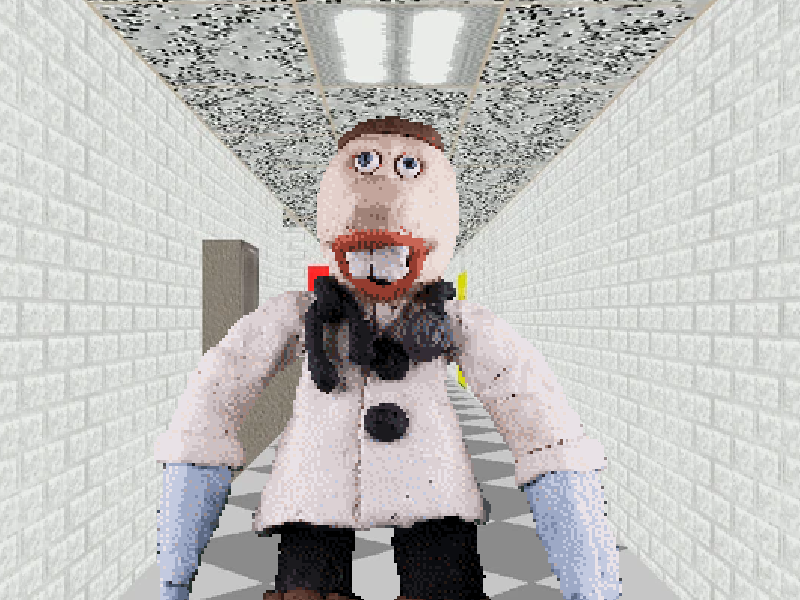 HaDerpReal's tweet image. #BaldisBasics hey doc I saw a student over there in need of some reflexes