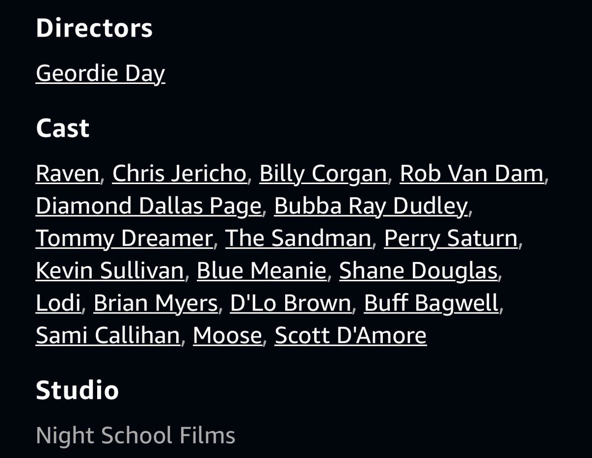 Checking out The Raven Effect. Look at that cast