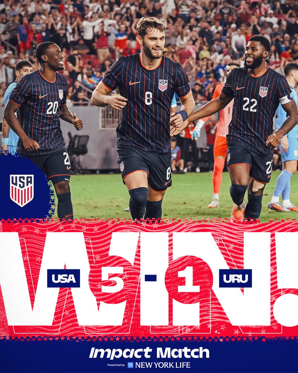 USMNT's tweet image. FINISHED THE YEAR WITH A BANG! 🎆

#USMNT x @NewYorkLife