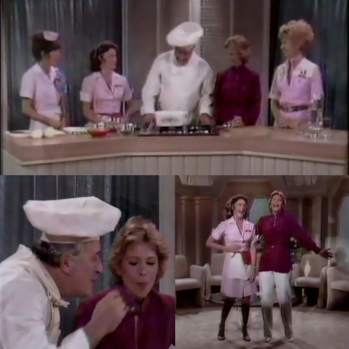 PIUpdate's tweet image. 📺 November 18, 1979: On the CBS sitcom &quot;Alice&quot;, Mel and his diner&apos;s waitresses were invited to appear on &quot;The Dinah Shore Show&quot; to cook chili. instagr.am/p/DROGO0gD67e/