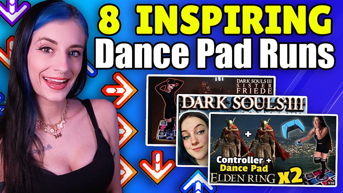 I am SO EXCITED to finally share this video I've been working on. I wanted to highlight eight incredible creators whose dance pad runs have personally inspired me. Go check it out! 

youtu.be/7jQObtoFoZY