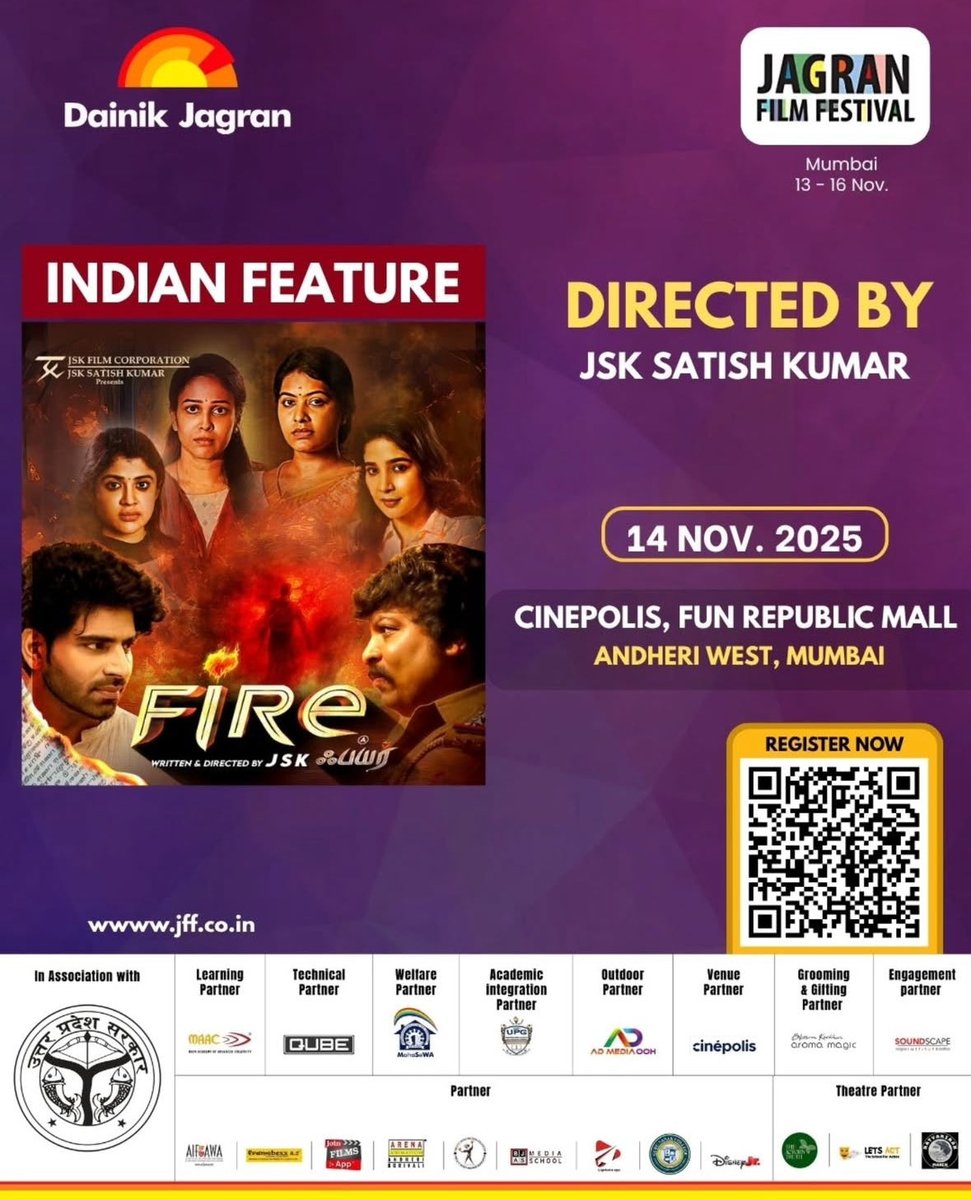 Gylin18's tweet image. @OfficialBalaji 
#BalajiMurugadoss 
#FireMovie at JFF
🔥🎉