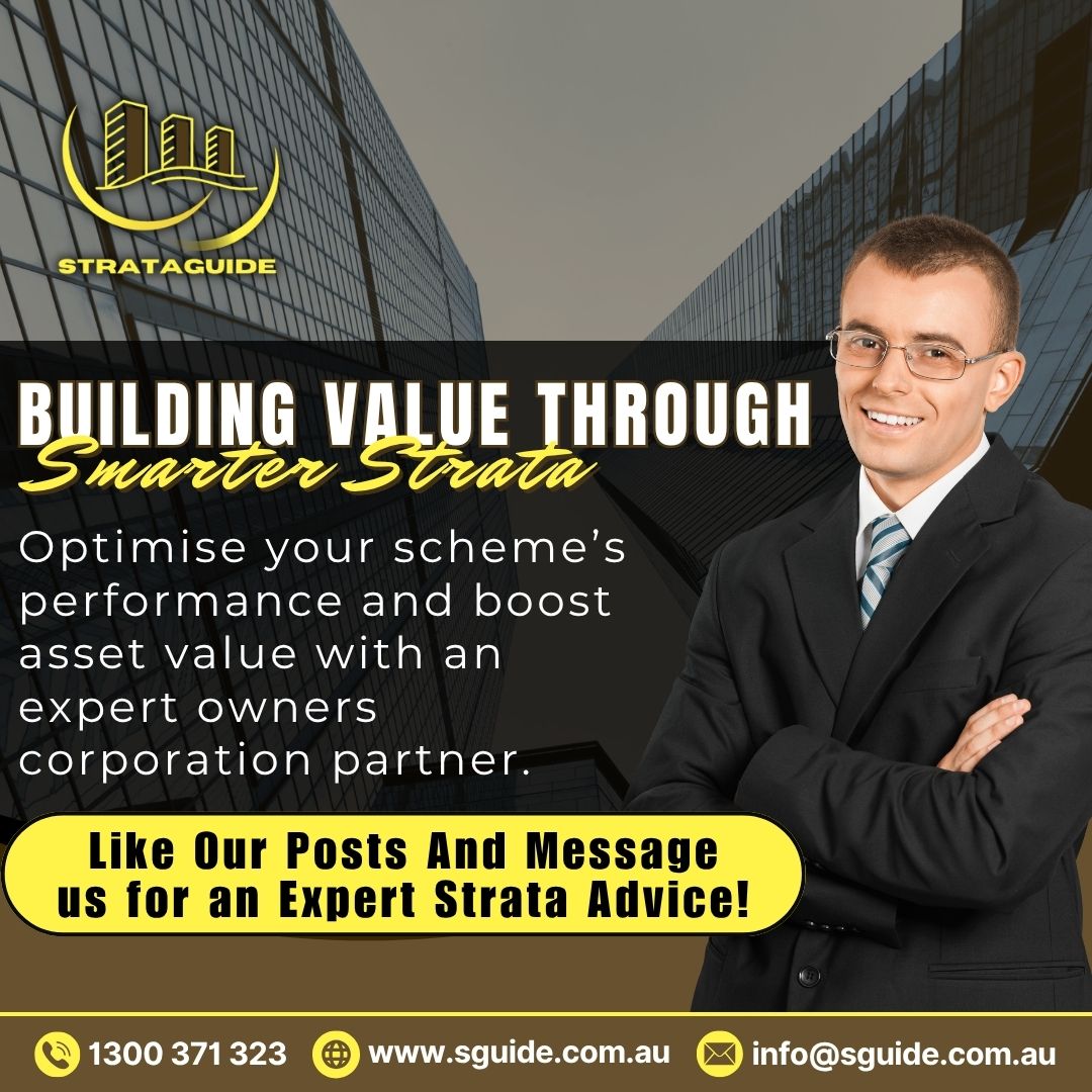 StrataGuide's tweet photo. Smarter strata means stronger building value. Strataguide supports your owners corporation to optimise performance streamline budgeting and boost asset value. #StrataManagement #AssetValue #SmartStrata #BuildingValue https://t.co/SfRu1Xsnes