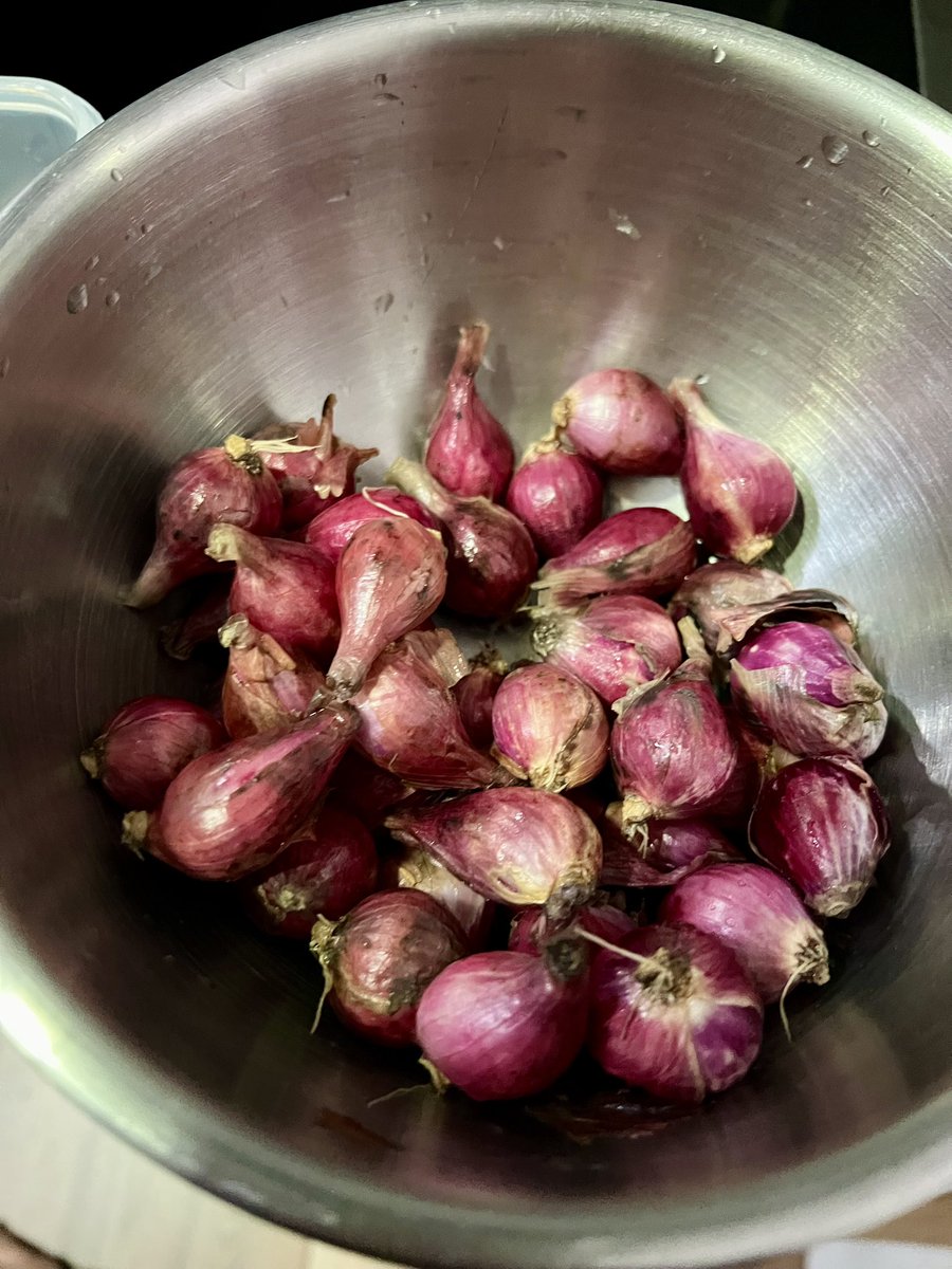 mashelicious's tweet photo. aku baru nyobain tips dr tt ini. kupas bawang merah tanpa mata perih pake cara rendam bawangnya di air beberapa menit dulu. beneran ngga bikin mata perih dan gampang banget kupasnya 😄😄 https://t.co/hKlyIHxbLz