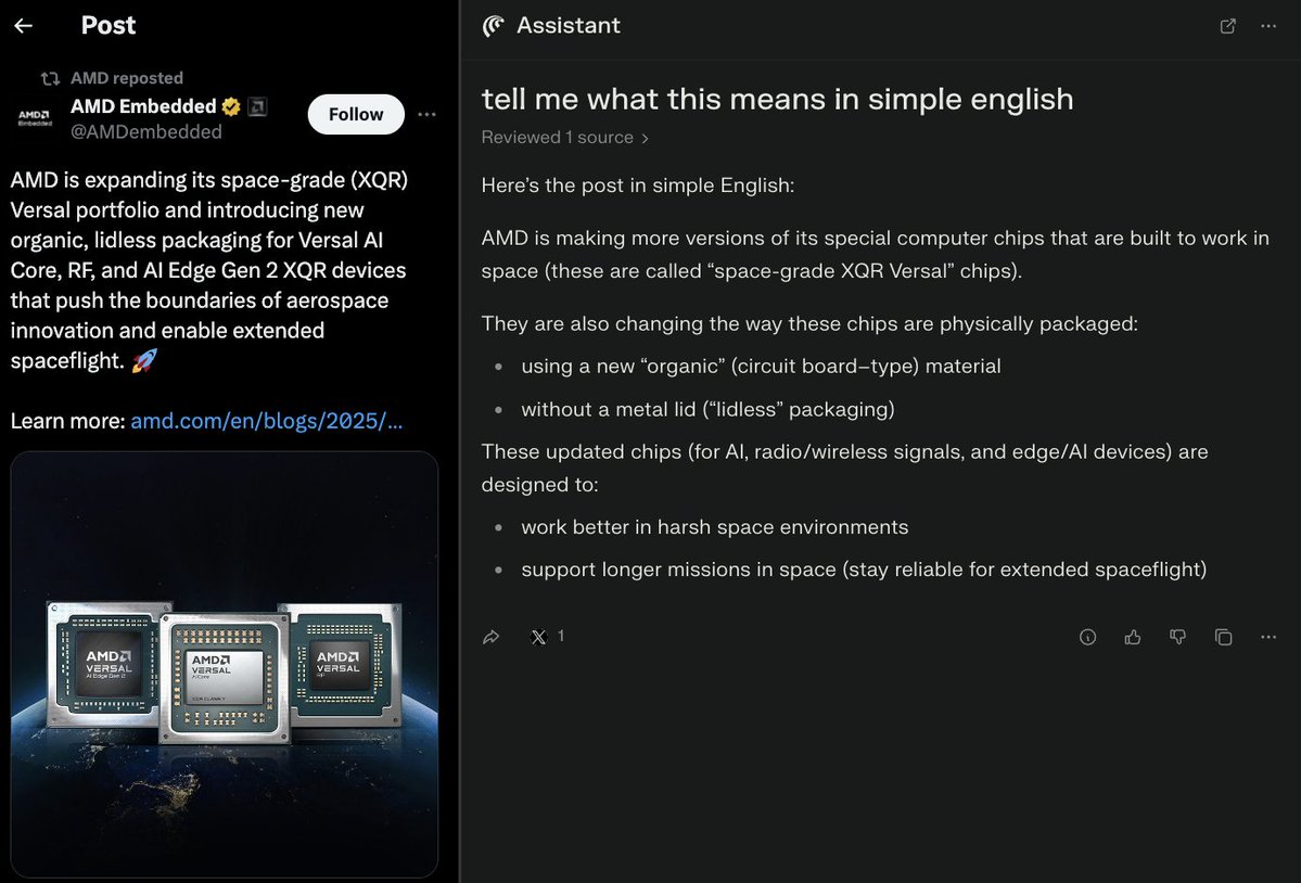 🔵MARKETEVANS: AMD annuncia nuovi chip speciali per applicazioni spaziali