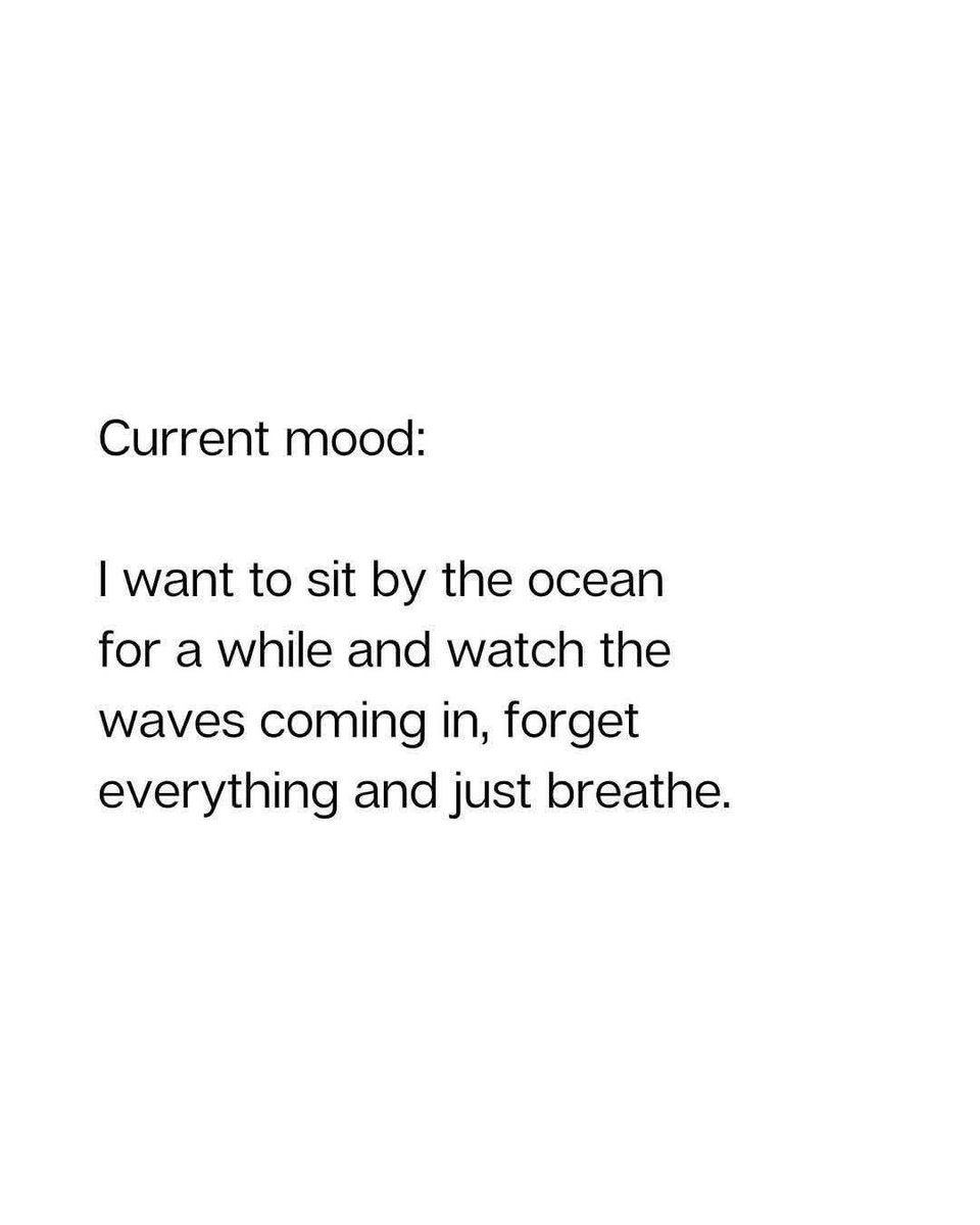 I always want this.  Beach girl at heart stuck in the Midwest 😂