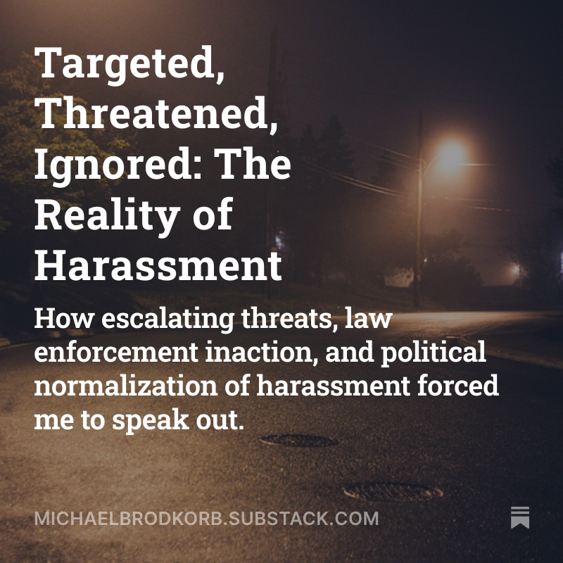 mbrodkorb's tweet image. NEW: I&apos;m not speaking out because I think something might happen. I&apos;m speaking out because I believe it will.

A restraining order. An unresolved arson. A system failing to respond.

This is what political life in Minnesota looks like right now.

📪 -&amp;gt; mbrdkrb.com/3LLhnVU