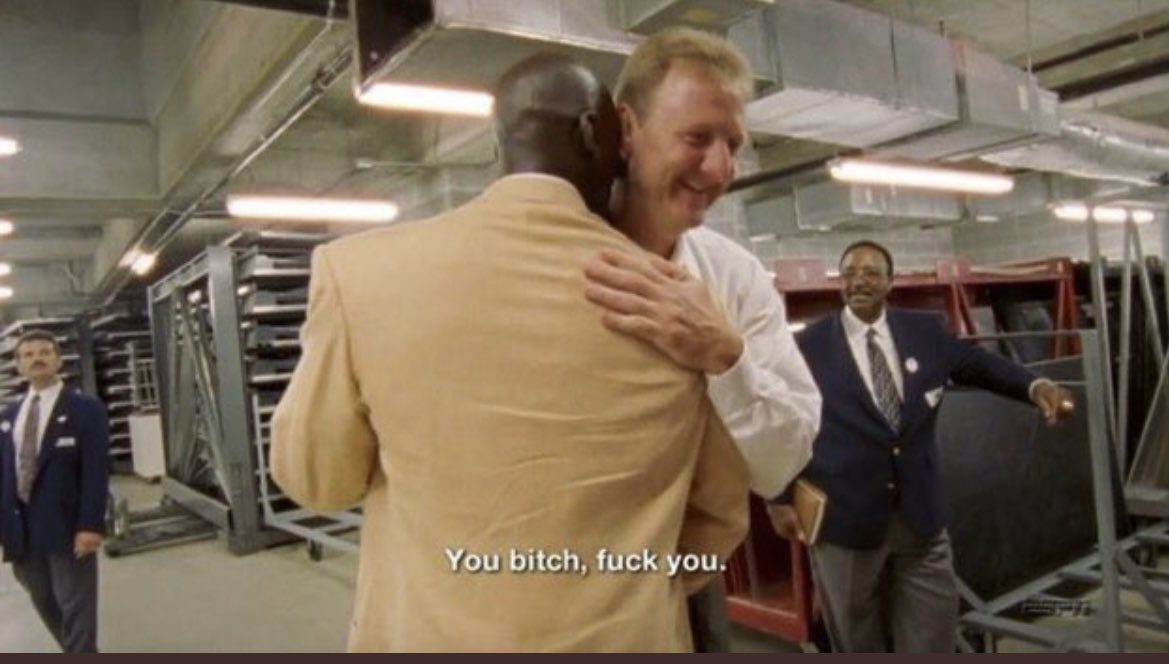 Mark Stoops when he sees Mark Pope on campus when Kentucky fires Pope first and he takes his buyout money