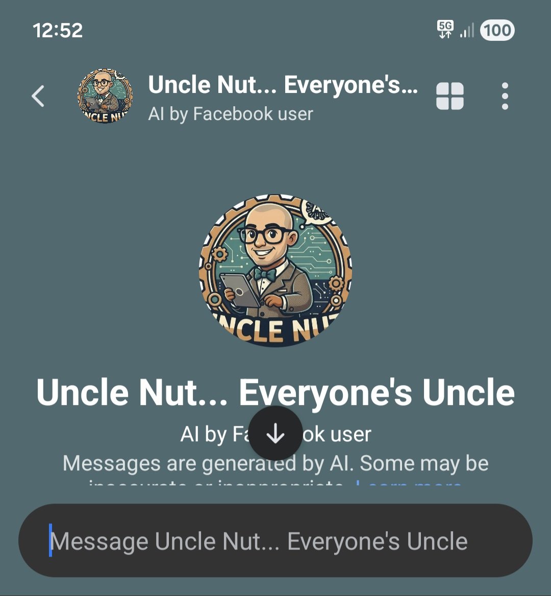 nwebb0082's tweet photo. Check out this AI character on Messenger! https://t.co/F8dkHguZQC https://t.co/L3DuckMtcQ