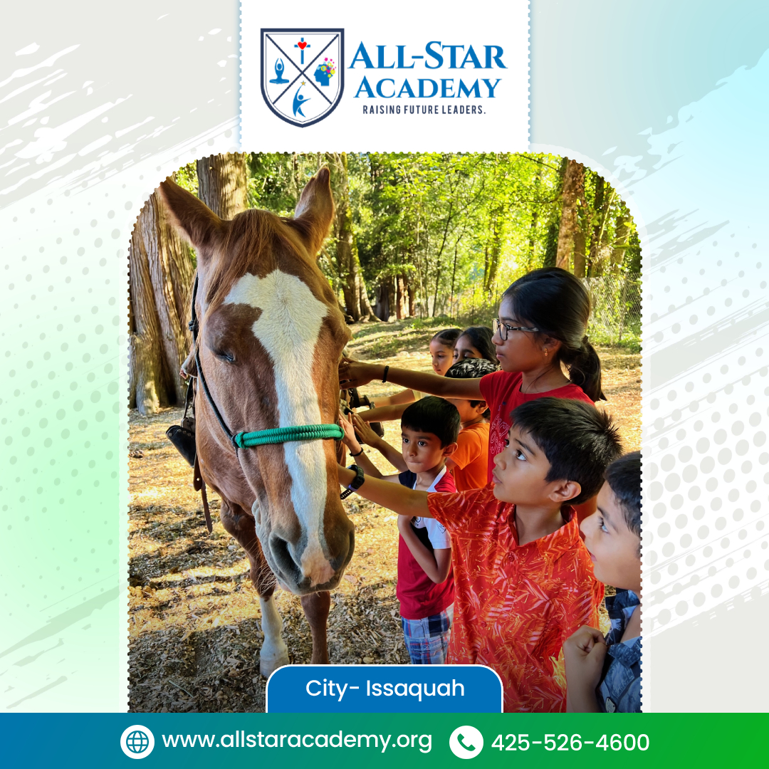 AllStarKiddos's tweet image. When children connect with horses, they learn calmness, courage, and communication. 🐴
Enroll your little one today! 📱 #EquineTherapy #Equine #EquineConnection #HorsesAndKids #HorseWhisperer #HorseTherapy #HorseRiding #LearningEveryDay #All-StarAcademy