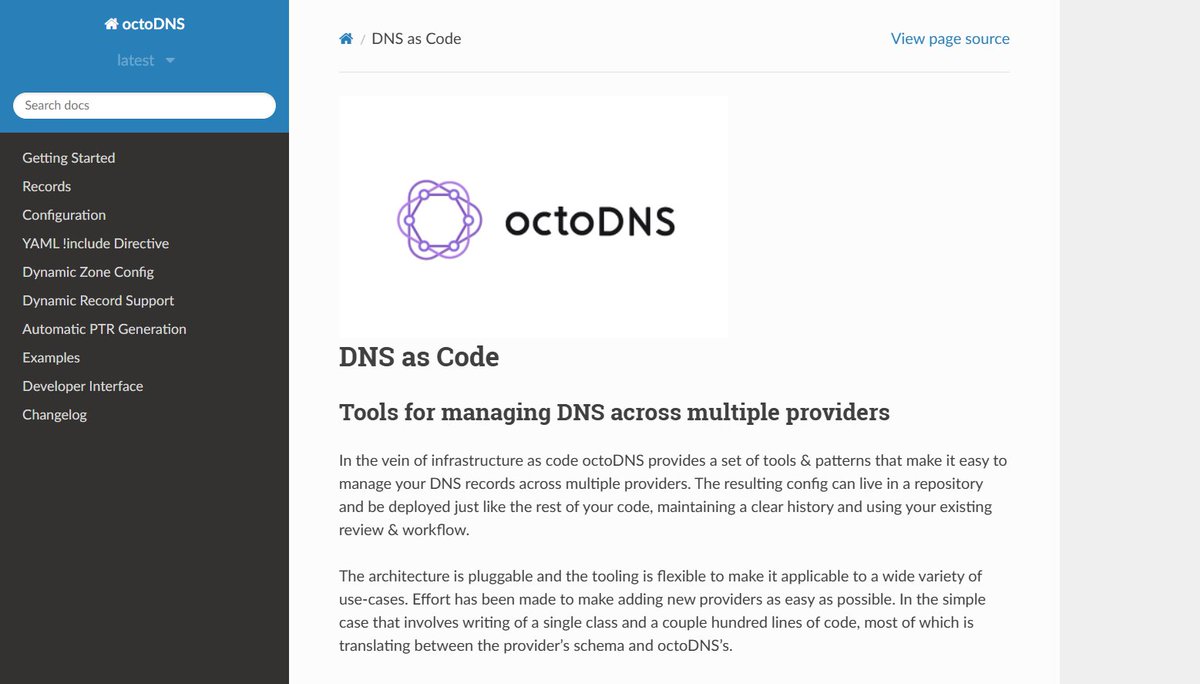 OctoDNS

a “DNS as code” toolkit that simplifies managing records across multiple providers, enabling version-controlled configurations and seamless deployment through your existing workflows

⭐ ~3.5k
🍴 425
🧾 MIT
🧩 Python

🔔 Discover #OpenSource. Every Day