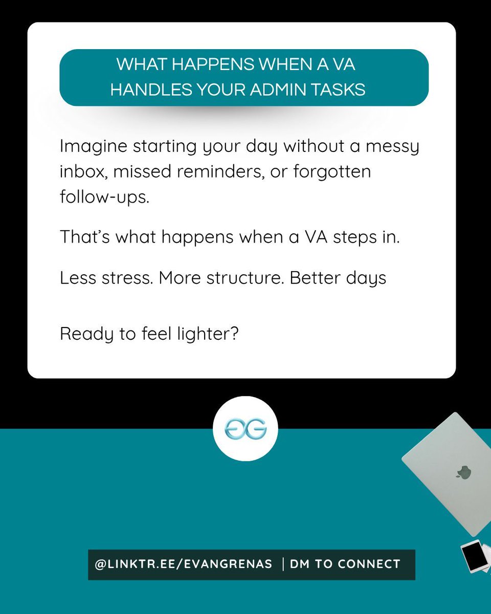 EvanGrns's tweet image. You don’t build a successful business by doing everything yourself.
You build it by delegating smart. When you work with me, you get structure, clarity, and operations that move. Big goals need strong support and that’s exactly what I deliver.
#VirtualAssistantSupport #ClientWins