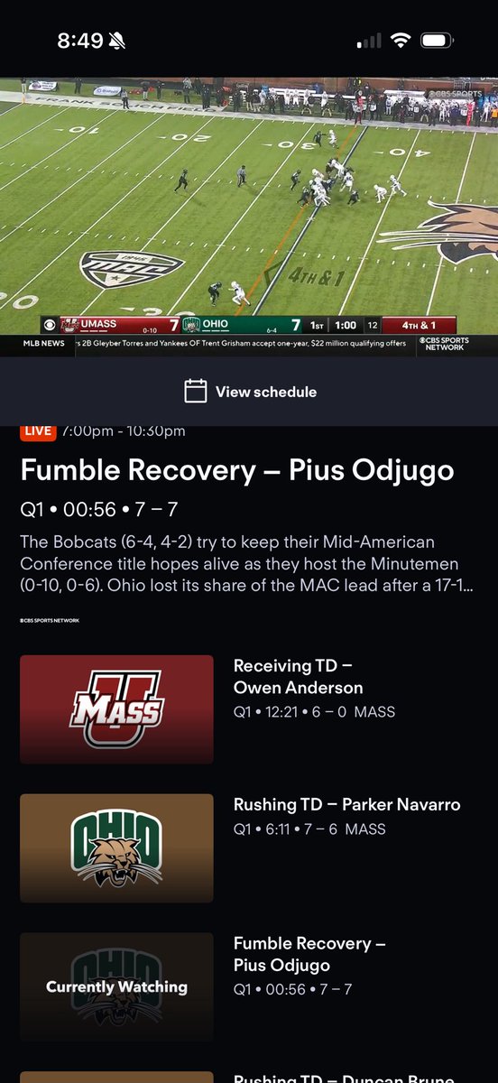 StockResearchWk's tweet image. $FUBO “Catch Up to Live” feature is seriously impressive

Fubo can identify key plays from any game (even smaller matchups like UMass/Ohio) and surface real context, including the exact player/what happened

$FUBO tech stack is industry leading

Did someone say sports betting?