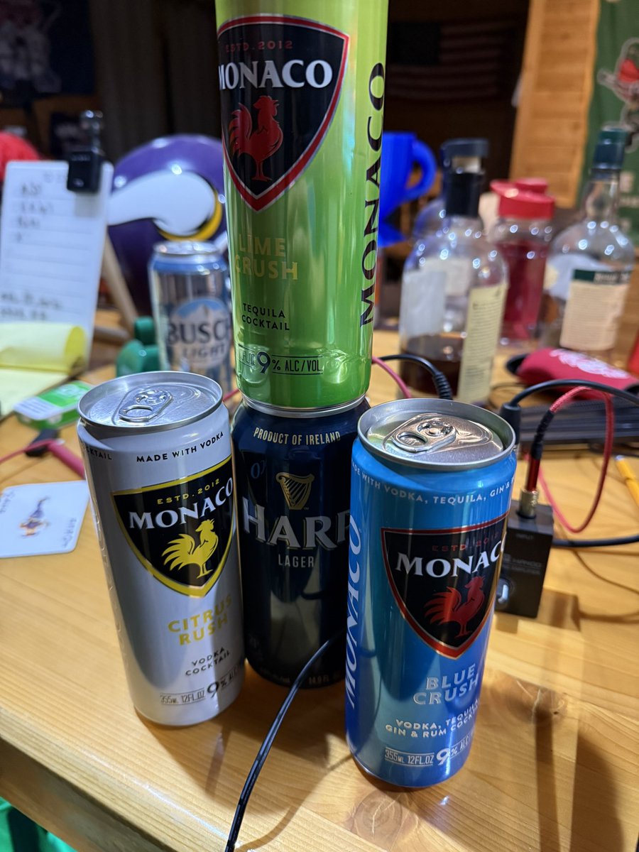 On the <a href="/SLVRBLLTSESSION/">The Silver Bullet Sessions</a> we taste test the <a href="/GuinnessIreland/">Guinness Ireland</a> Harp and <a href="/DrinkMonaco/">Monaco Cocktails | ESTD. 2012</a> Crush Pack. Listen to the SBS, in the morning to hear our full review.