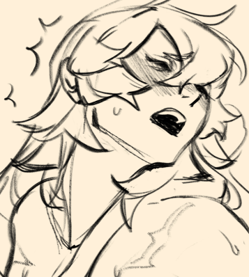 aethersweep's tweet image. me: huh i wonder why i feel so used to drawing that upward angle. where did i get it from?
my files: