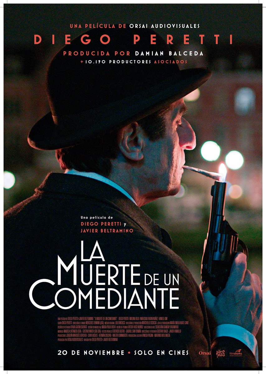 damianbalceda's tweet photo. La muerte de un Comediante. Este jueves en las mejores salas del país. Dirigida por Diego Peretti y Javier Belgrano. Con el aporte voluntario de 10190 socios productores 🙌🏻🙌🏻 https://t.co/QM0FNlukve