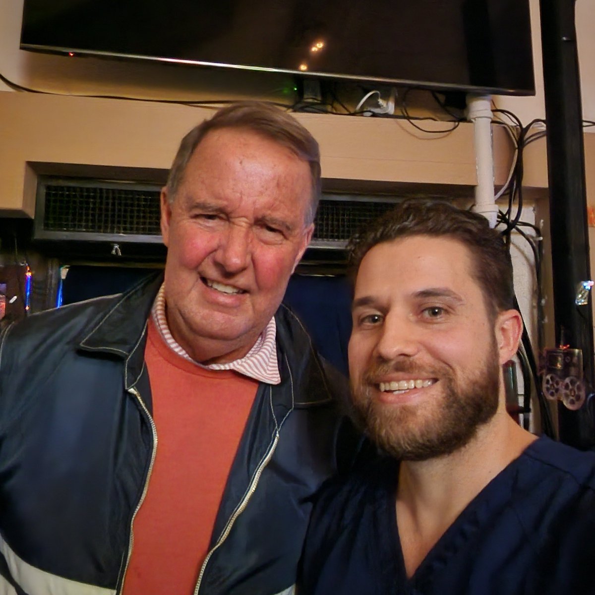 LongShotStrtgy's tweet photo. Met the one of the best advocates for  #BTC there is. Author of the must-read The Big Print: What Happened to America and how Sound Money Will Fix It by @LawrenceLepard

#exitfiat #proofofwork #CrossFit #proofofworkout