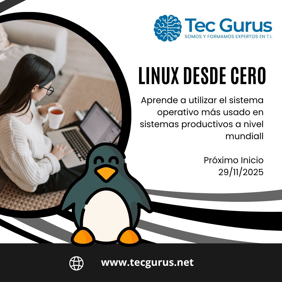 tecgurusnet's tweet image. Domina Linux desde cero y aprende a manejar el sistema operativo clave en servidores y empresas 🐧💻
¿Te interesa? Escríbeme “INSCRIPCIÓN LINUX” por WhatsApp y te mando temario, horarios y promos.