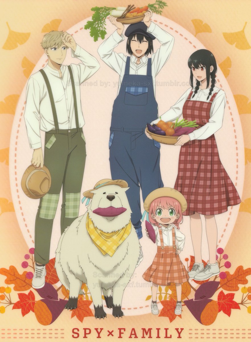 Yumeka36's tweet photo. Made new #SPY_FAMILY clear file scans! https://t.co/5Hx7VsP3Sv