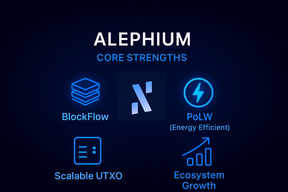 _iamsraju's tweet image. $ALPH isn’t just another L1  it’s a chain built on real engineering. 

🔹 BlockFlow for true parallelism
🔹 PoLW for energy-efficient security
🔹 Scalable UTXO for safer, faster execution
🔹 Ecosystem Growth backed by strong fundamentals
The L1 built for real scalability. $ALPH