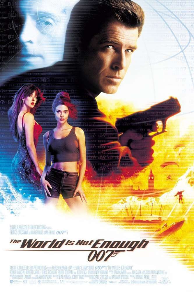 OnThisDayFilm's tweet photo. The World Is Not Enough was released on this day 26 years ago (1999). #PierceBrosnan #SophieMarceau - #MichaelApted https://t.co/VADZ8cPuZd https://t.co/DjqJH04Knj