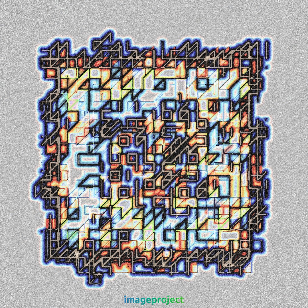 Chromatic Chaos Grids #imageproject