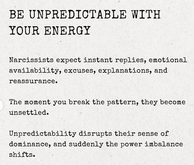 NarcissistBox's tweet image. #unpredicable #narcissists #patterns #offbalance