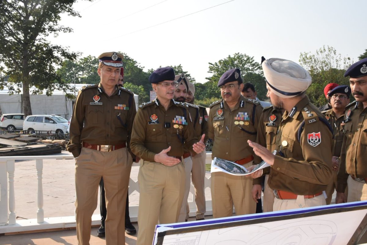 In order to ensure smooth &amp; secure arrangements for the upcoming grand event to commemorate the 350th Martyrdom Anniversary of Ninth Sikh Guru Sri Guru Tegh Bahadur Ji, DGP PB Gaurav Yadav visited Sri Anandpur Sahib &amp; reviewed comprehensive security and other arrangements.