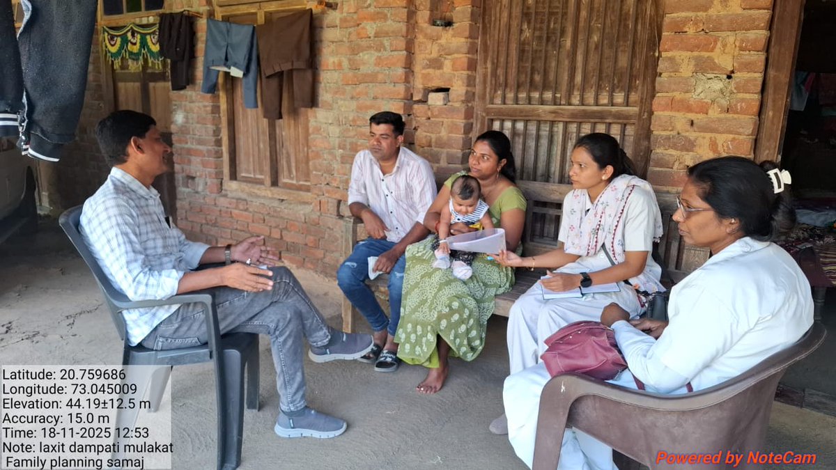 Aam majigam 
phc hond
Laxit dampati visit
Family planning vise samaj