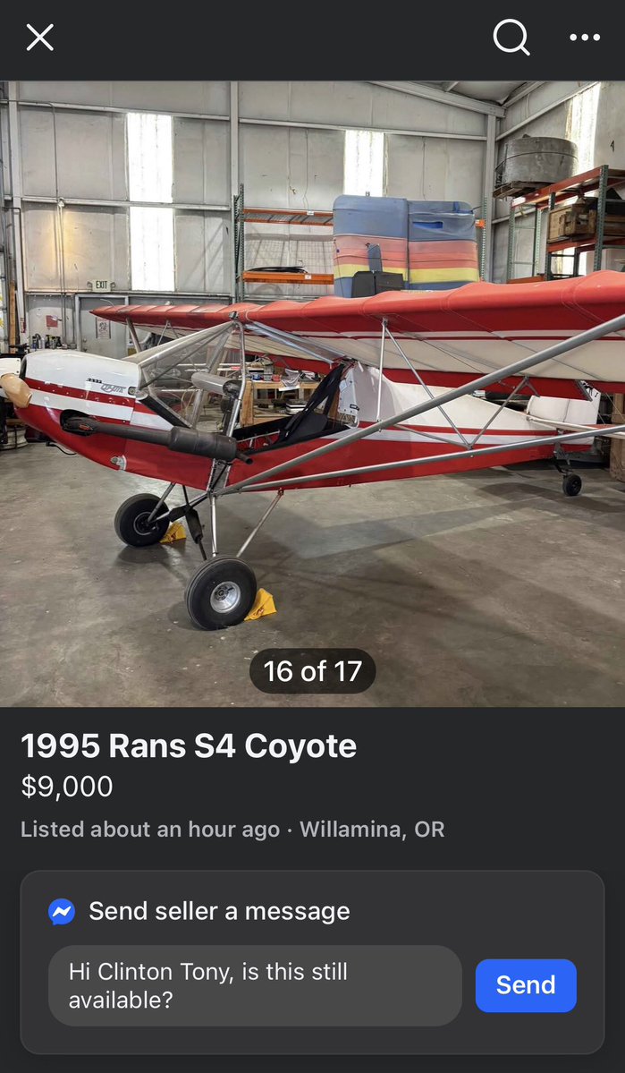 APIdeclare's tweet image. Get more creative when looking for a mid life crisis machine for 9k on FB Marketplace