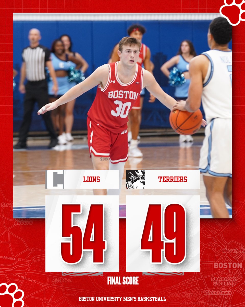 TerrierMBB's tweet photo. Down by as many as 18, battled all the way back to attempt a go-ahead shot in the final minute. Defty (14), Gladden (14) and Roy (13) all scored in double figures.

#GoBU https://t.co/oKrPu5kkBu