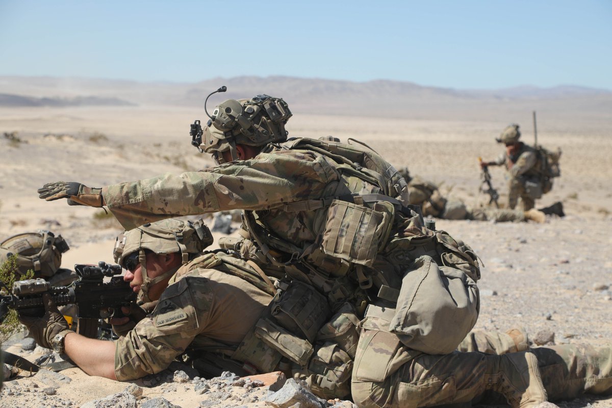 1stArmoredDiv's tweet photo. ROTATION 26-01
From October 4 through October 6, 2025, the 1st Brigade, 1st Armored Division, conducted defensive operations during Rotation 26-01 at the National Training Center/Fort Irwin.
#IIIArmoredCorps #FORSCOM #NTC #USArmy https://t.co/EMiOK48ui7