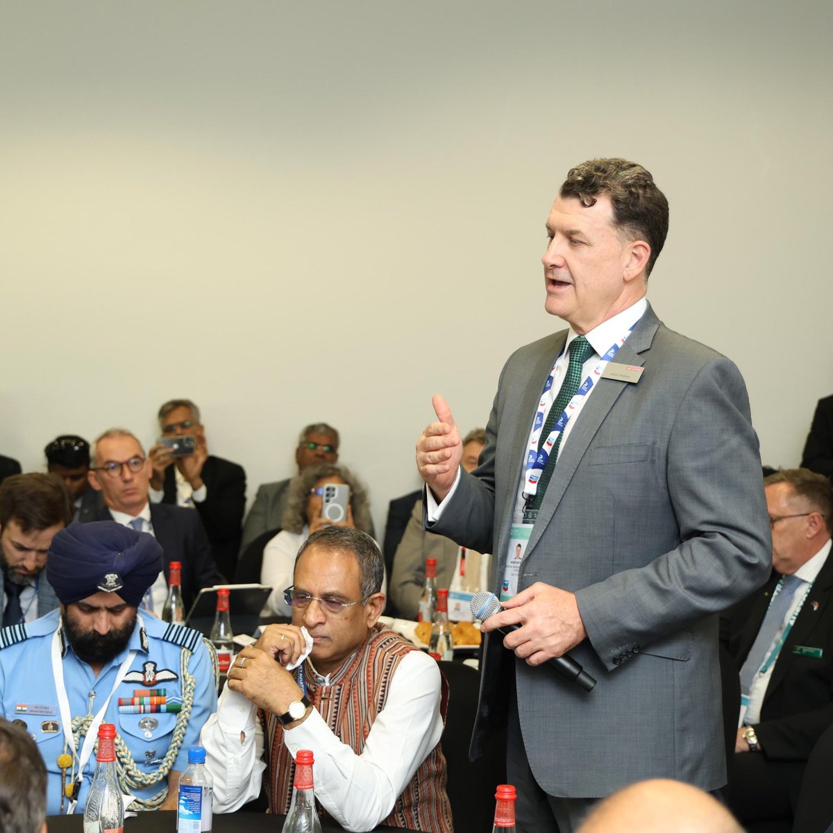 prodefencejammu's tweet image. Raksha Rajya Mantri Shri @SethSanjayMP, during his visit to the UAE, chaired an Industry Roundtable in Dubai on ‘Defence Technology Collaboration and Manufacturing in India’ with the participation of 50 global and Indian companies. He highlighted India’s growing defence…