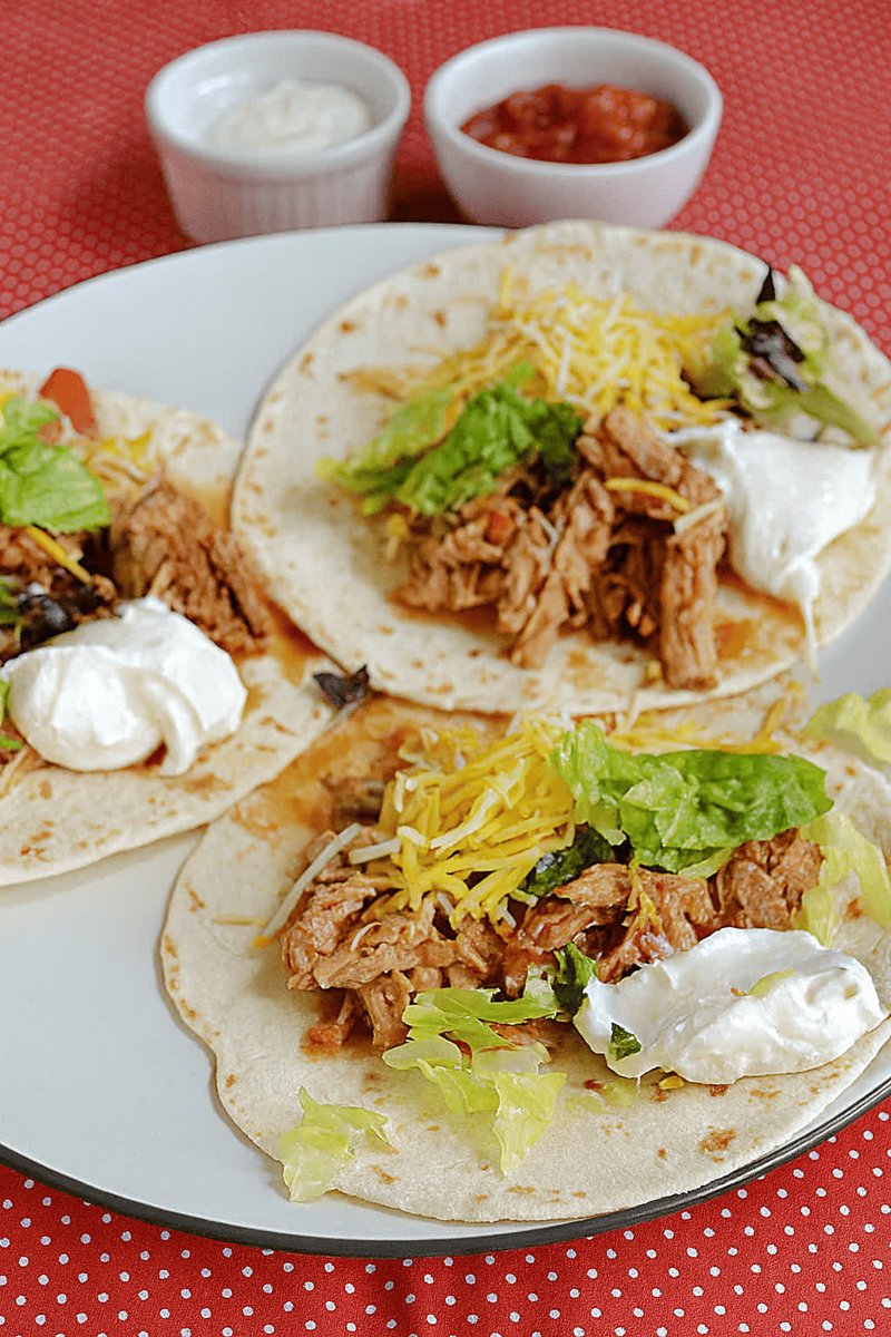 HezziD's tweet image. Sweet and spicy slow cooker pork barbacoa tacos are a flavorful and easy meal with tender, shredded pork cooked low and slow with bold spices, garlic, and a touch of chipotle. 
#tacotime #slowcooker #pork 
hezzi-dsbooksandcooks.com/pork-barbacoa-…