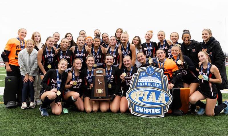 USAFieldHockey's tweet photo. Pennsylvania High School State Champions: Congratulations to Palmyra for winning the 2025 PIAA 2A State Championship! 🏑

📸: Palmyra Field Hockey https://t.co/dbiQtJjVll