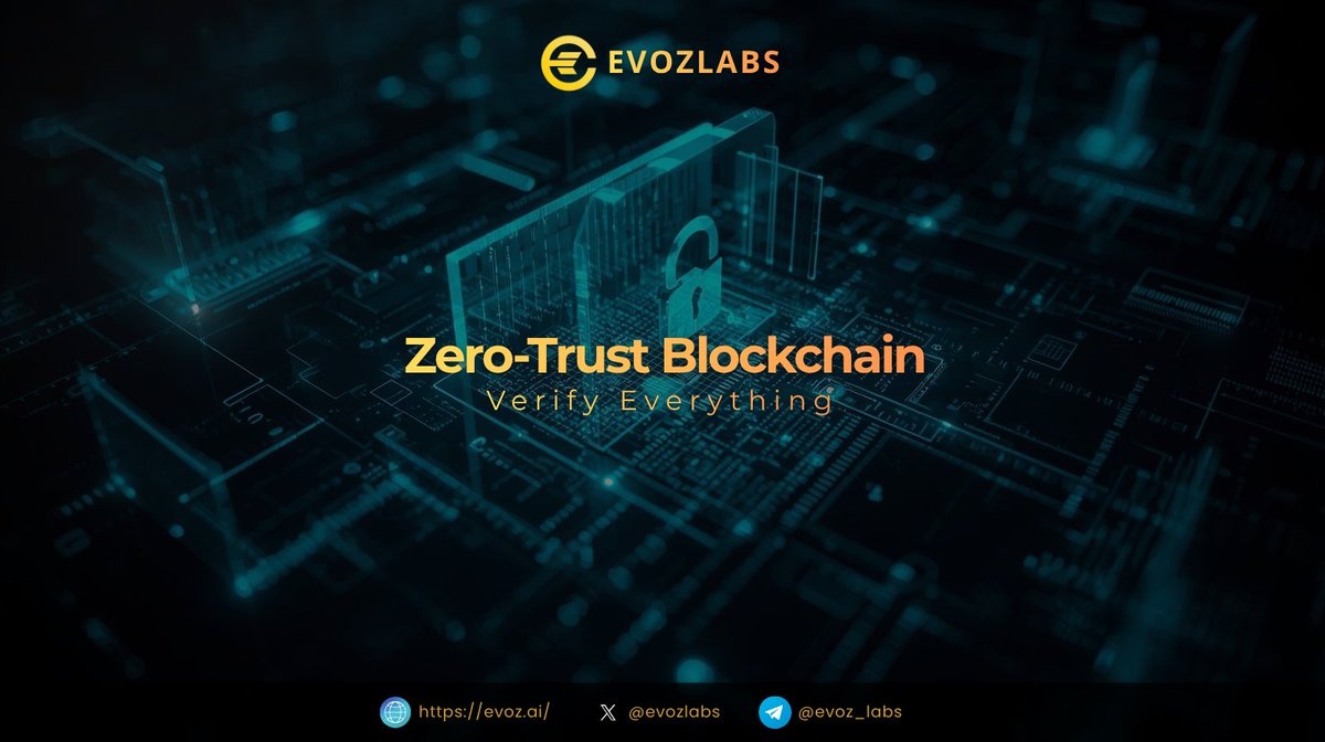 evozlabs's tweet image. Zero-Trust isn’t just for corporate IT — EVOZ integrates it at the blockchain layer, verifying every interaction independently. 

#Web3Security #EVOZ