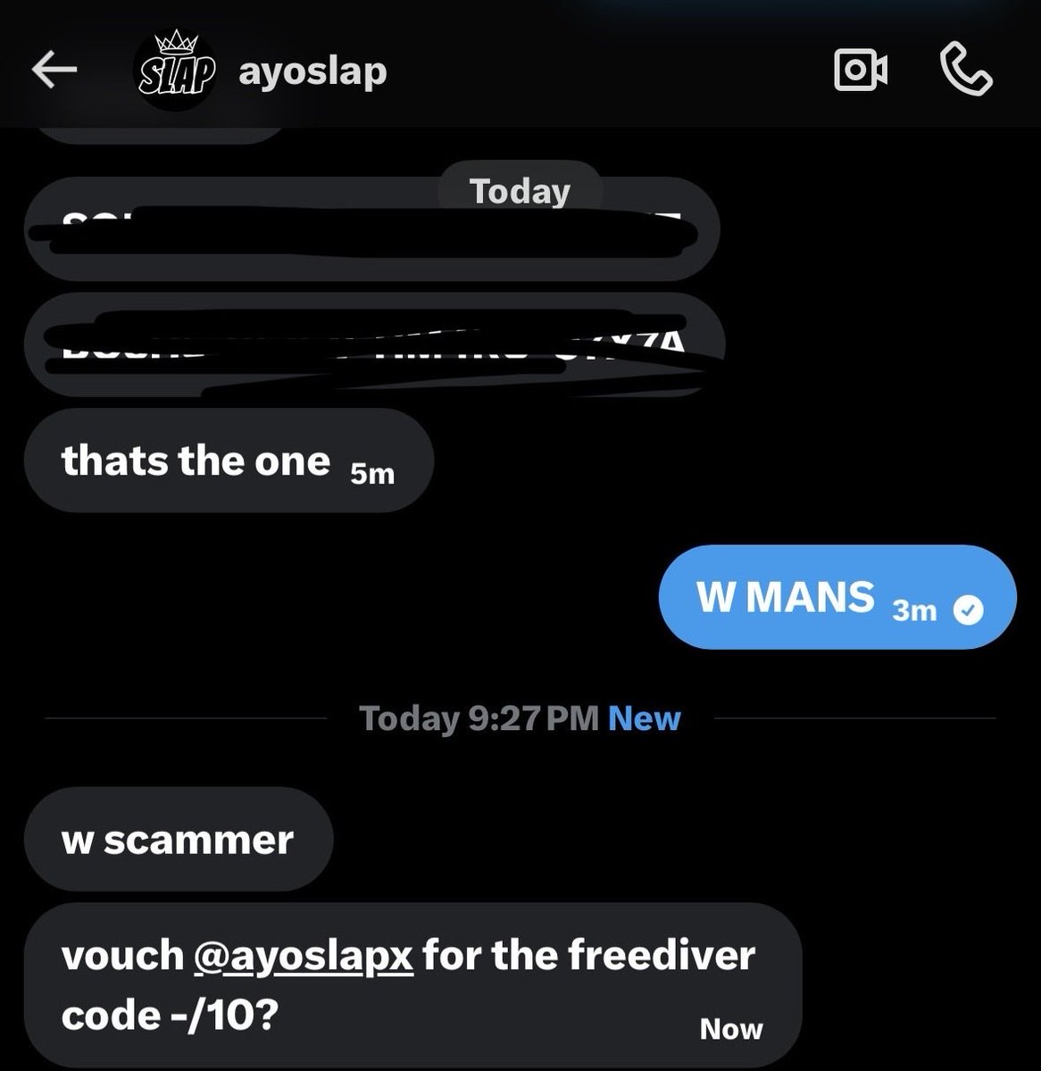 Vouch <a href="/ayoslapx/">ayoslap</a> for the freediver code he’s getting pegged and not walking tonight by me