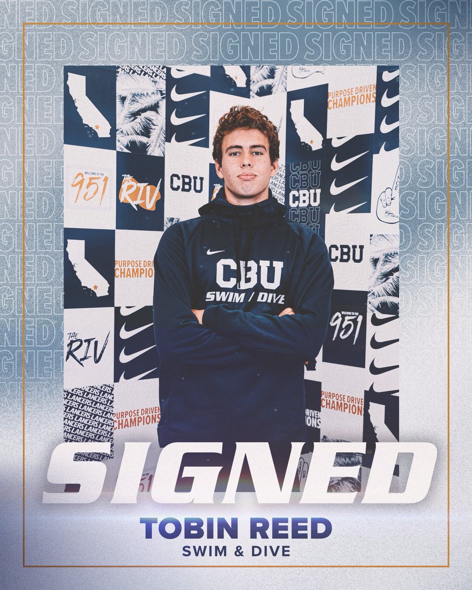 𝗦𝗜𝗚𝗡𝗘𝗗 🖊️ 

ℹ️ Tobin Reed
📌 Fresno, CA
🏊‍♂️ Freestyle
🏫 Clovis Swim Club

#LanceUp⚔️