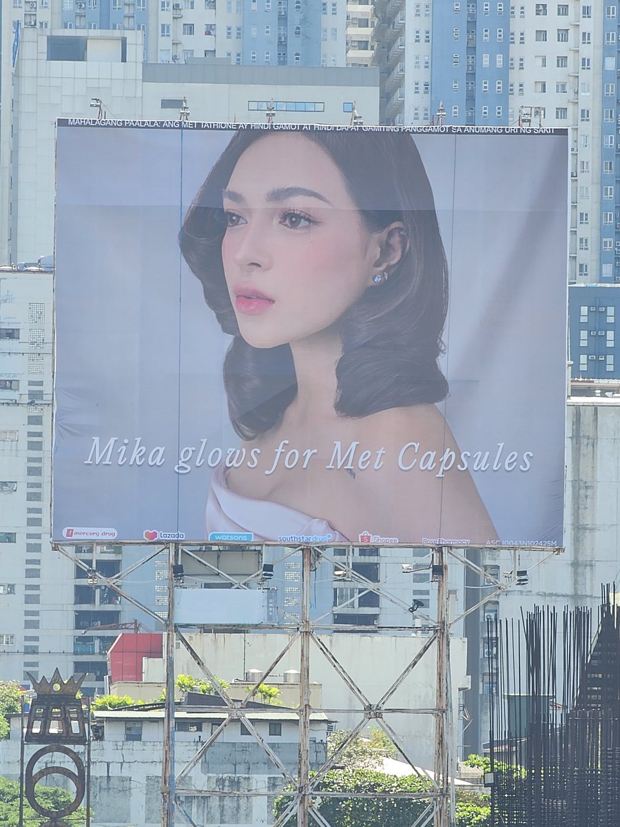cheddyismygrace's tweet image. Billboard ni Mika sa QC Ave!!!