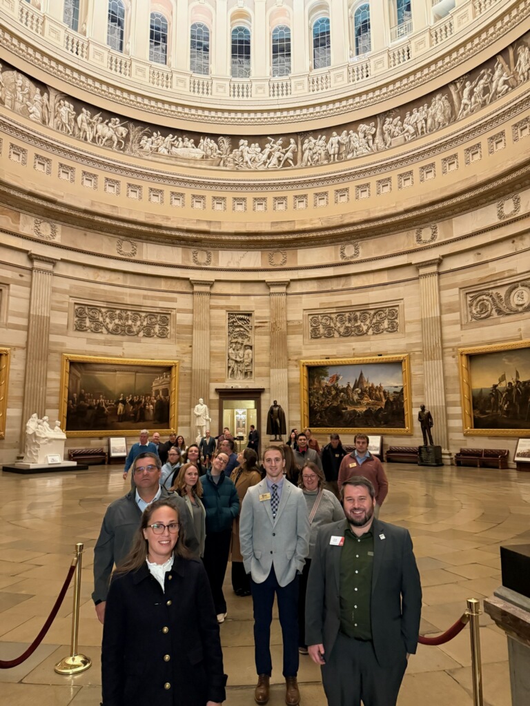 RepFinstad's tweet image. Always great to spend the evening touring our nation’s Capitol with #MN01 constituents. I enjoyed showing this beautiful building to emerging leaders in the MARL Program while they’re in D.C. this week. It was a great time for us to reflect on our country’s history and discuss…