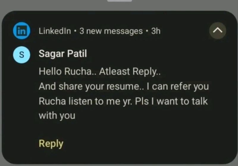 CoderUday's tweet image. How to get Job in 2026
1. Create one female LinkedIn account
2. HRs will beg you to join their company😂😂