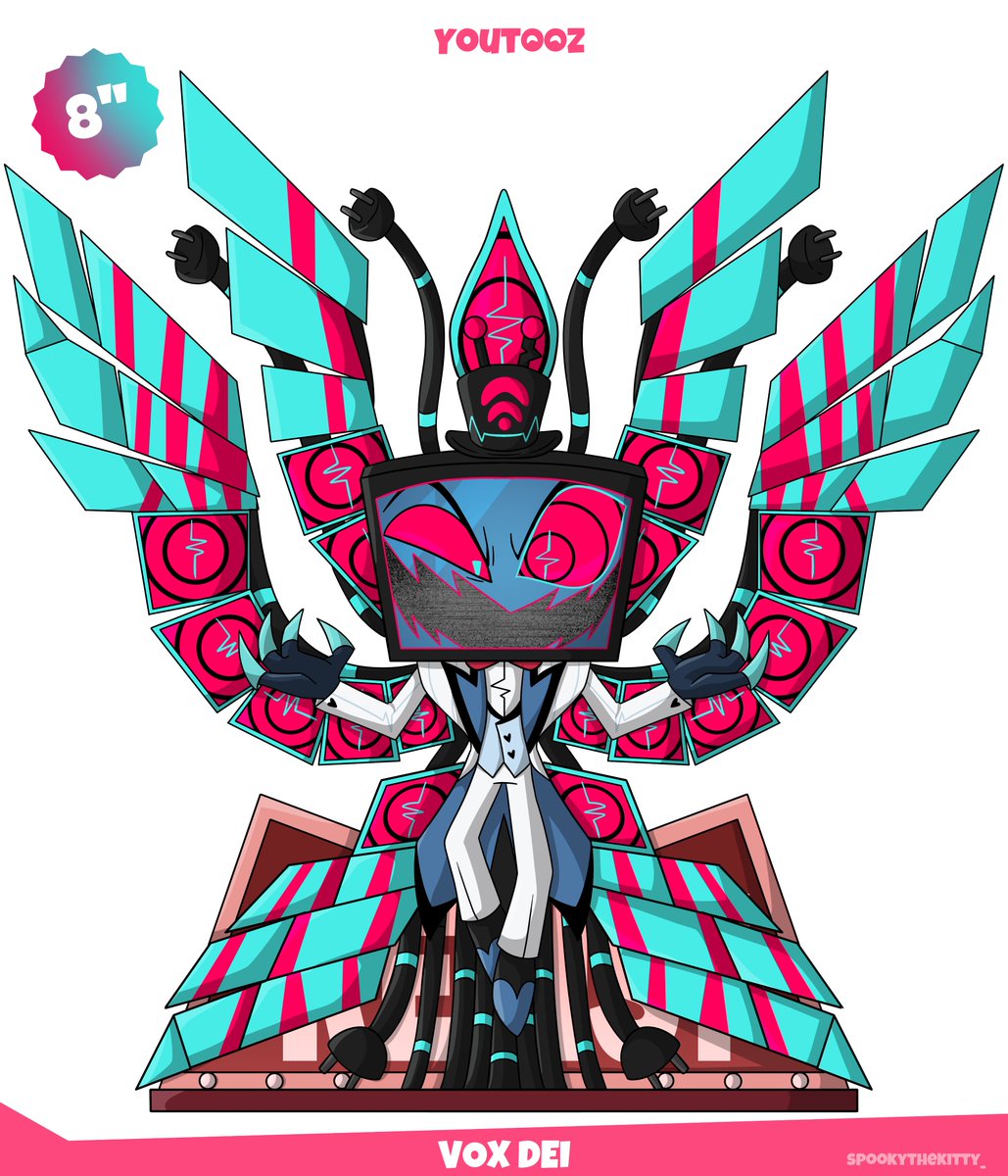 Vox Dei @youtooz figure fan concept #HazbinHotel #hazbinhotelvox #vox