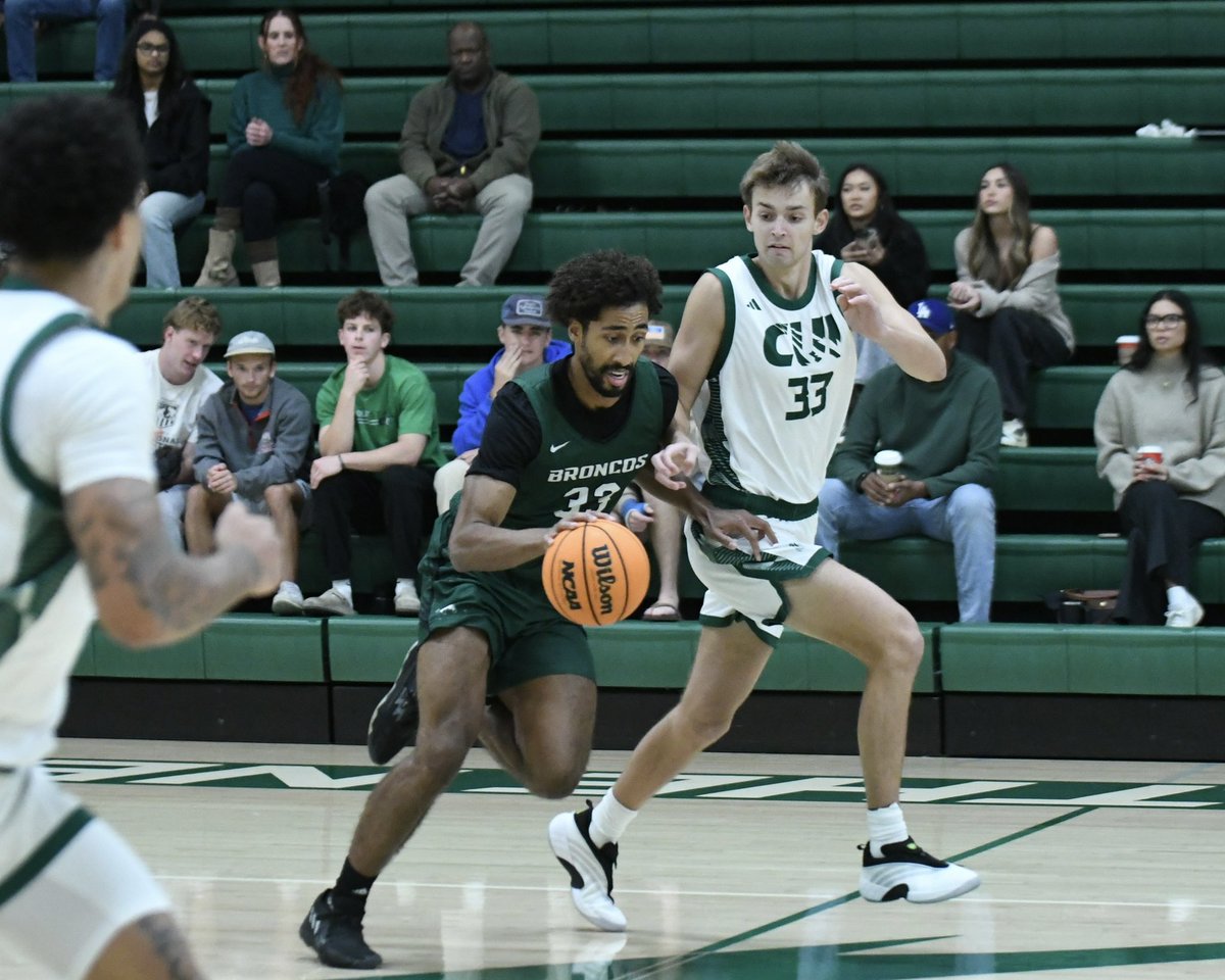 cppbroncos's tweet image. Broncos on top!

@cppmbb edged Concordia Irvine 75-73. Demarreya Lewis-Cooper led the Broncos with 18 points, 5 rebounds, and 5 assists. Kevin Simeth and Shyheim Parm added 5 assists each.

#WeAreCPP