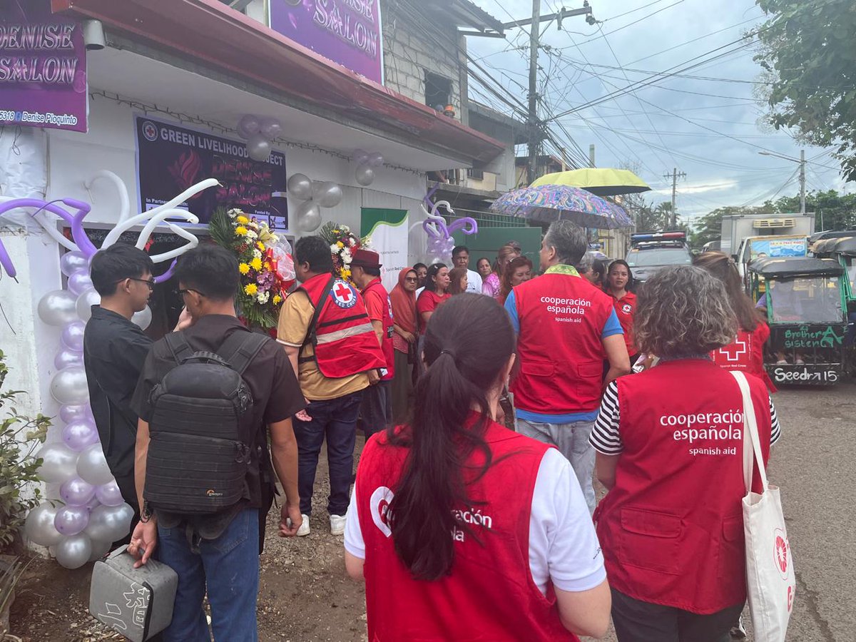An AECID delegation led by Ms. Violeta Domínguez is in Zamboanga with the Spanish Red Cross for the launch of small businesses under the project “Boosting Green &amp; Circular Women’s Entrepreneurship.” It highlights the progress towards community resilience &amp; inclusive development.