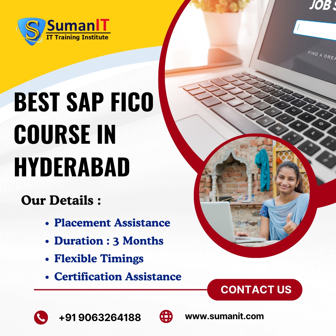 sumanitservice's tweet image. &quot;Build your career with the best SAP FICO training in Hyderabad.&quot;
SAP FICO | Training | Placement | Certification | Hyderabad
#SAPFICO #SAPTraining #FICOCourse #HyderabadTraining #ITCourses
#CareerGrowth #JobOrientedCourses #SAPCertification #PlacementAssistance #SkillDevelopment